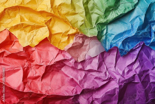 Wallpaper Mural Crumpled Paper Texture Ideal for Backgrounds and Creative Projects in High Quality Torontodigital.ca