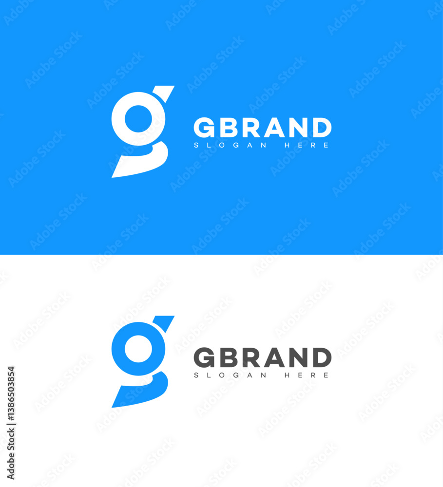Obraz premium Modern Abstract G Letter Logo Design for Brand Identity