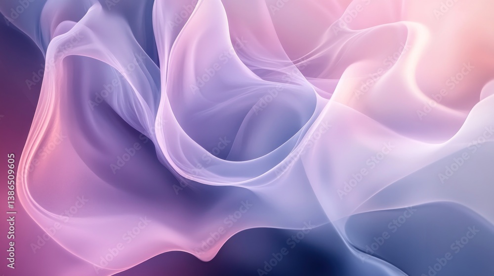 Obraz premium Abstract flowing fabric design