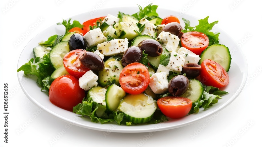 A fresh green salad with mixed greens, avocado, and vinaigrette. Featuring healthy meals A fresh green salad with mixed greens, avocado, and vinaigrette. Featuring healthy meals