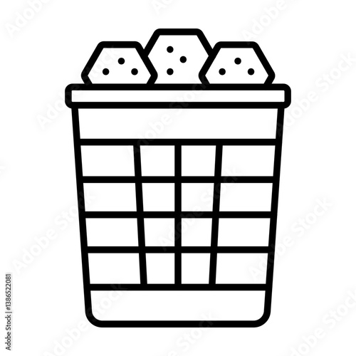 Paper Bin Icon