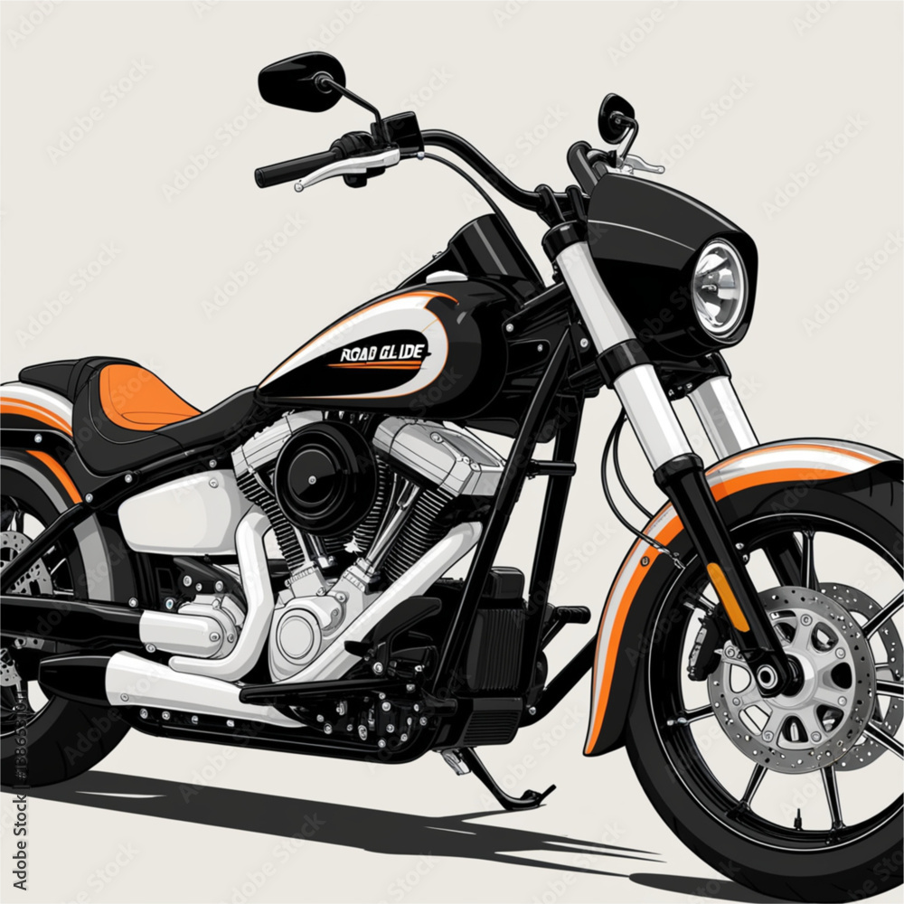 vector art motorcycle for graphic design purposes vector art motorcycle for graphic design purposes
