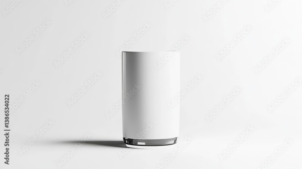 White Tumbler Minimalist Style High-Resolution Image Center Shot Clean Design Product Display Blank Background Neutral Palette Packaging Mockup extra details included White Tumbler Minimalist Style High-Resolution Image Center Shot Clean Design Product Display Blank Background Neutral Palette Packaging Mockup extra details included