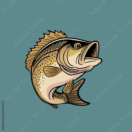A fish jumping out of the water.