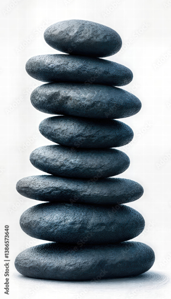 A serene stack of smooth black stones, symbolizing balance, tranquility, and harmony, ideal for wellness, spa, and mindfulness themes. A serene stack of smooth black stones, symbolizing balance, tranquility, and harmony, ideal for wellness, spa, and mindfulness themes.