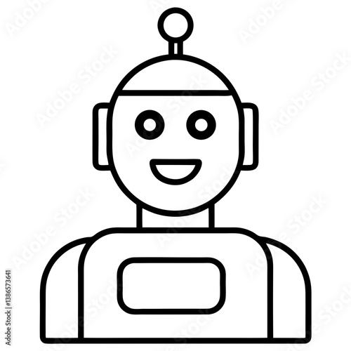 Chatbot Symbol and Logo Vector Icon AI Communication Design Illustrations for Digital Projects