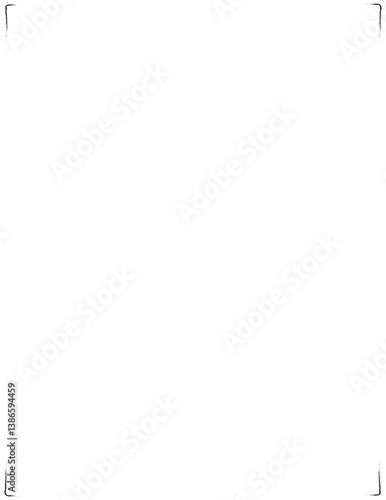 Black Abstract Picture Frame Border