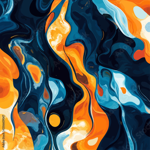 Dynamic Abstract Flow: Energy and Movement