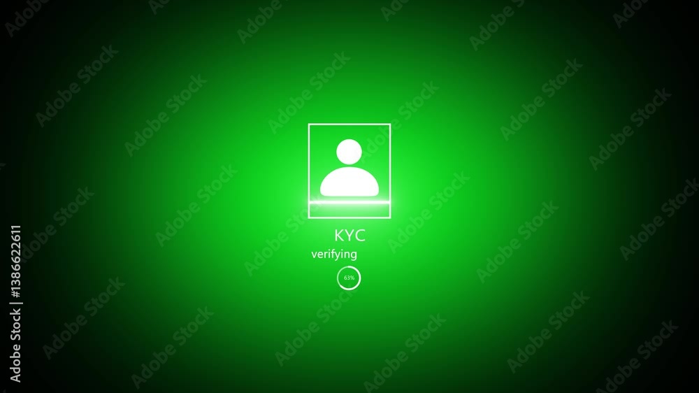 KYC verify processing with face scanning concept. Unlocking Innovation, A Motion Graphic of Padlock Transitioning with Face Scan Verification for high Security alert. KYC verify processing with face scanning concept. Unlocking Innovation, A Motion Graphic of Padlock Transitioning with Face Scan Verification for high Security alert.