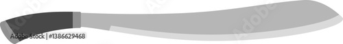 vector illustration of a machete