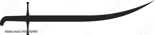 vector of a sword. weapon, traditional, knight