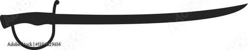 vector of a sword. weapon, traditional, knight