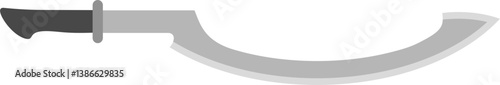 vector of a khopesh sword