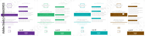 Obraz na płótnie Cosmetic Product Line – Anti-Cellulite & Anti-Stretch Mark Labels (200 ml). professional label design series for a cosmetic care line featuring anti-cellulite and anti-stretch mark creams and oils. w salonie