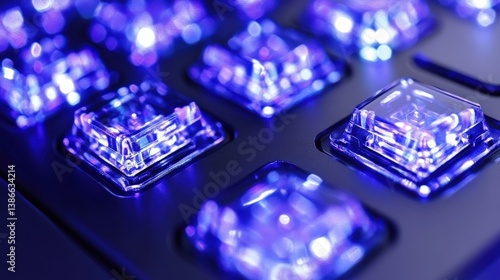 Vibrant Backlit Mechanical Keyboard with RGB Lighting