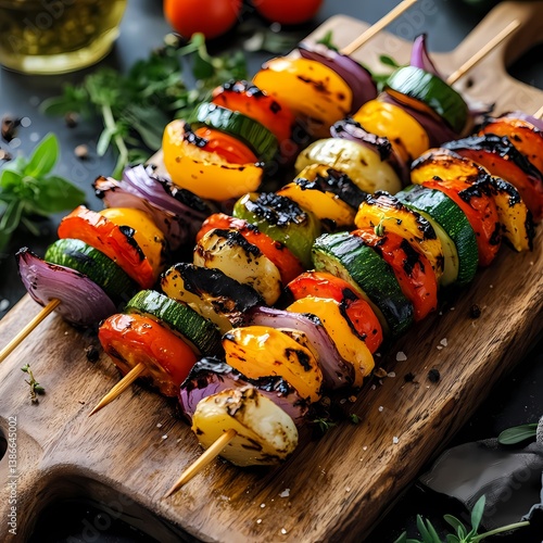 Wallpaper Mural grilled chicken breast with vegetables Torontodigital.ca