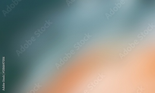 Abstract Desert Color Gradient with Grainy Texture in Black, Green, and Orange