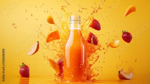 Wallpaper Mural bottle of champagne Torontodigital.ca