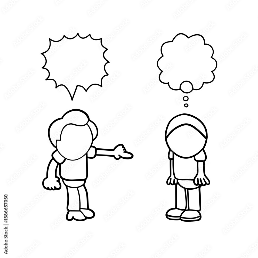 vector stop racist, hand drawn illustration with vector stop racist, hand drawn illustration with