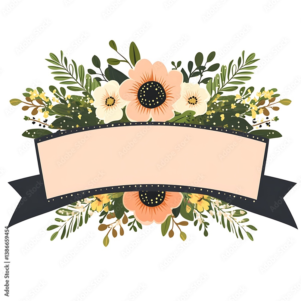 Floral Banner Design Template