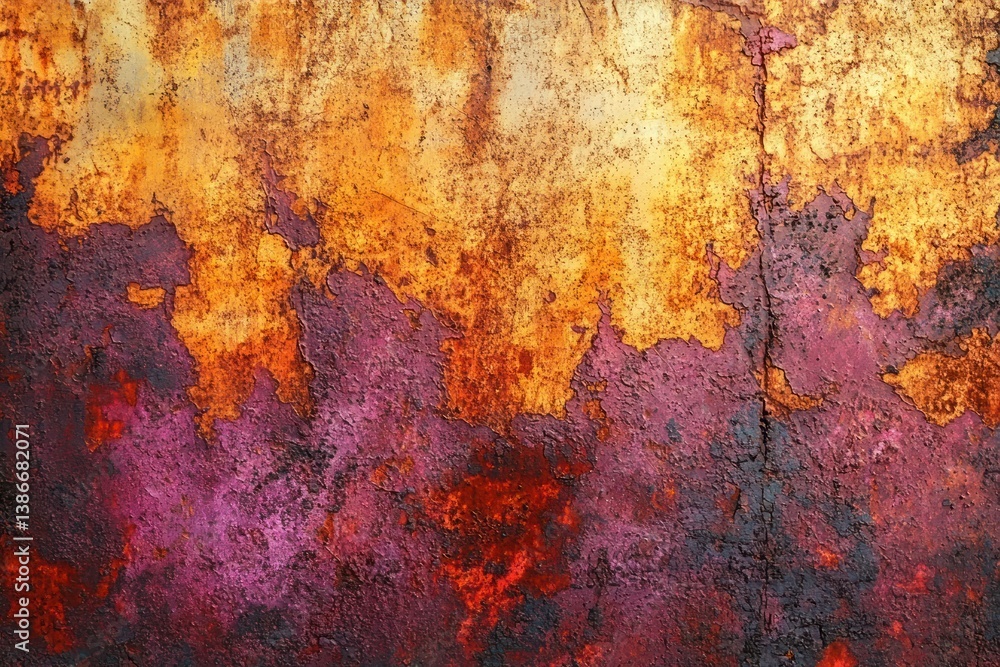 Vibrant Rust Decay Abstract Texture Background Art Vibrant Rust Decay Abstract Texture Background Art