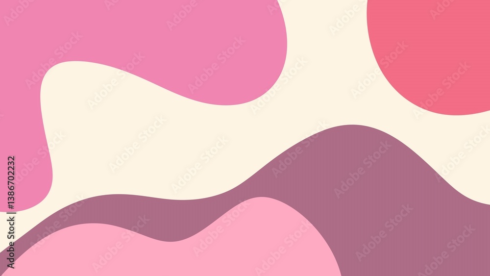 Seamless abstract background in soft pastel tones, featuring fluid organic shapes in pink, mauve, and cream. Ideal for retro design and modern aesthetic layouts.
Seamless abstract background in soft pastel tones, featuring fluid organic shapes in pink, mauve, and cream. Ideal for retro design and modern aesthetic layouts.