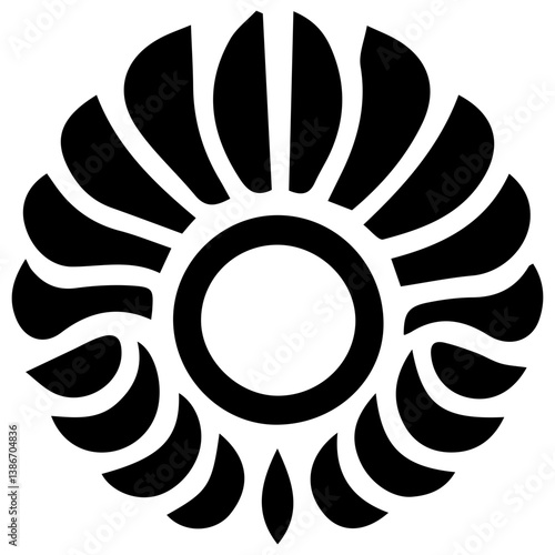 Modern verdant harmony captured in summer silhouette patterns