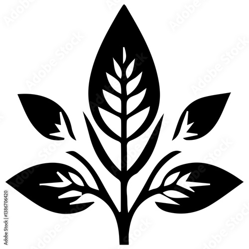 Enchanting verdant patterns inspired by summer leaves