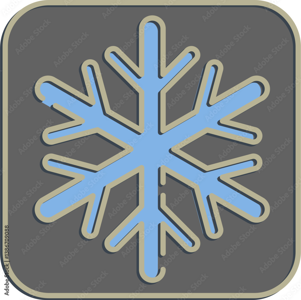 Icon frost resistance. Packaging symbol elements. Icons in embossed style. Good for prints, posters, logo, product packaging, sign, expedition, etc. Icon frost resistance. Packaging symbol elements. Icons in embossed style. Good for prints, posters, logo, product packaging, sign, expedition, etc.
