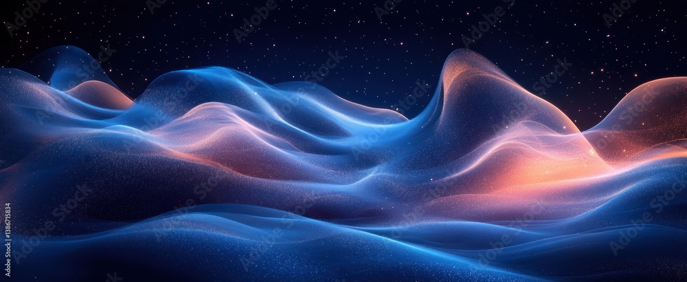 Vibrant Blue and Black Abstract Background with Gradient Texture and Soft Glow Effect for Modern Design Vibrant Blue and Black Abstract Background with Gradient Texture and Soft Glow Effect for Modern Design