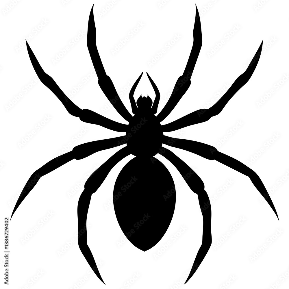 Obraz premium spider on a white background