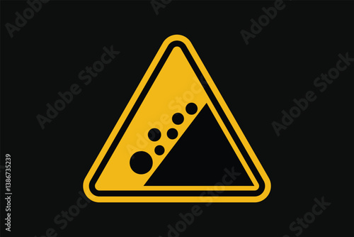 Landslide or Rock Warning Signs