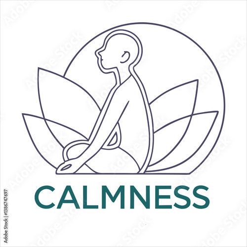 Abstract Female in Lotus Posture