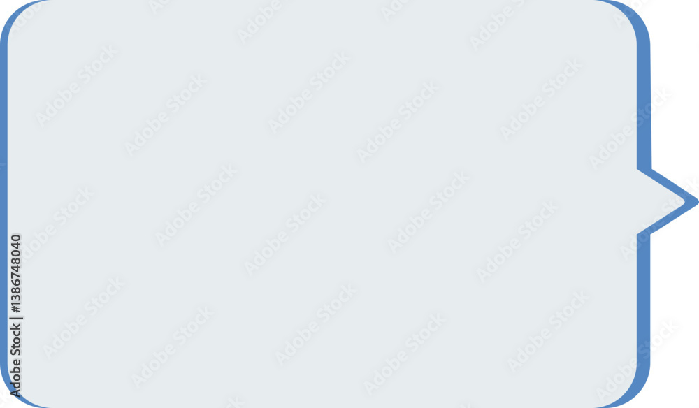 Simple Speech Bubble with Outline Simple Speech Bubble with Outline
