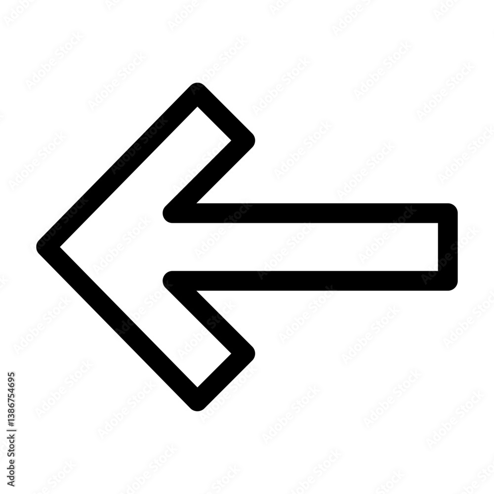 Arrow Left Flat Icon Arrow Left Flat Icon