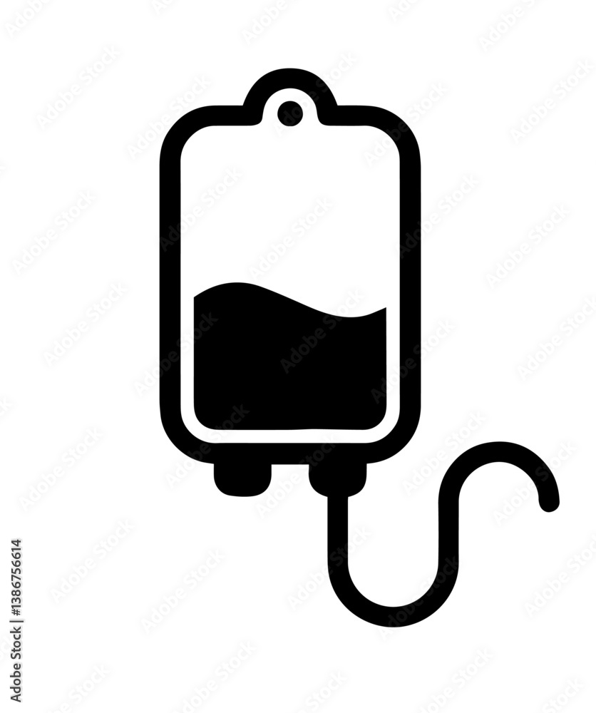 Medical Drip with Fluid Container and Tube for Administration, Representing Controlled Medication and Healthcare Support.
Medical Drip with Fluid Container and Tube for Administration, Representing Controlled Medication and Healthcare Support.