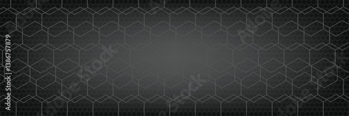 Black metal texture steel background. Perforated sheet metal. vector