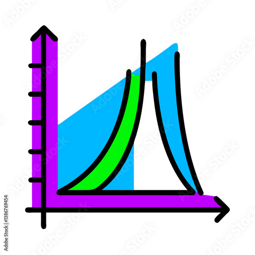 Colorful Chart Illustrating Data, Growth, Trends, and Statistics