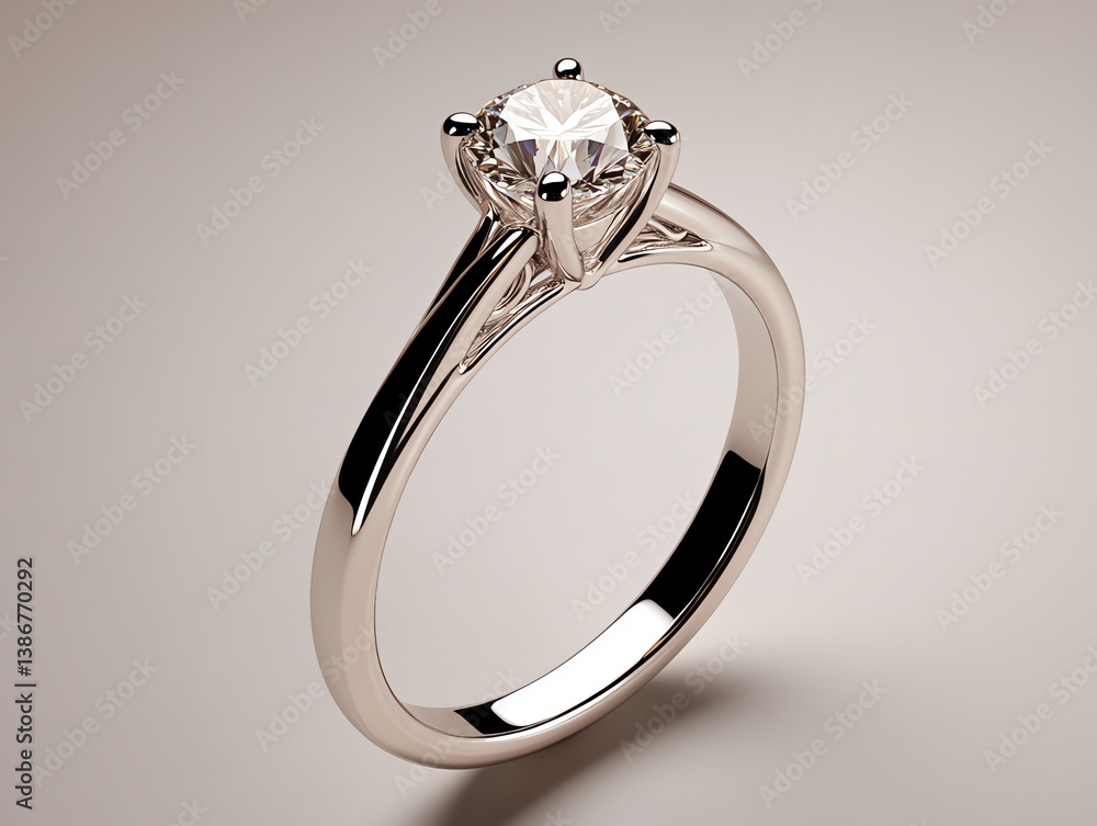 Platinum solitaire ring with intricate hidden detailing