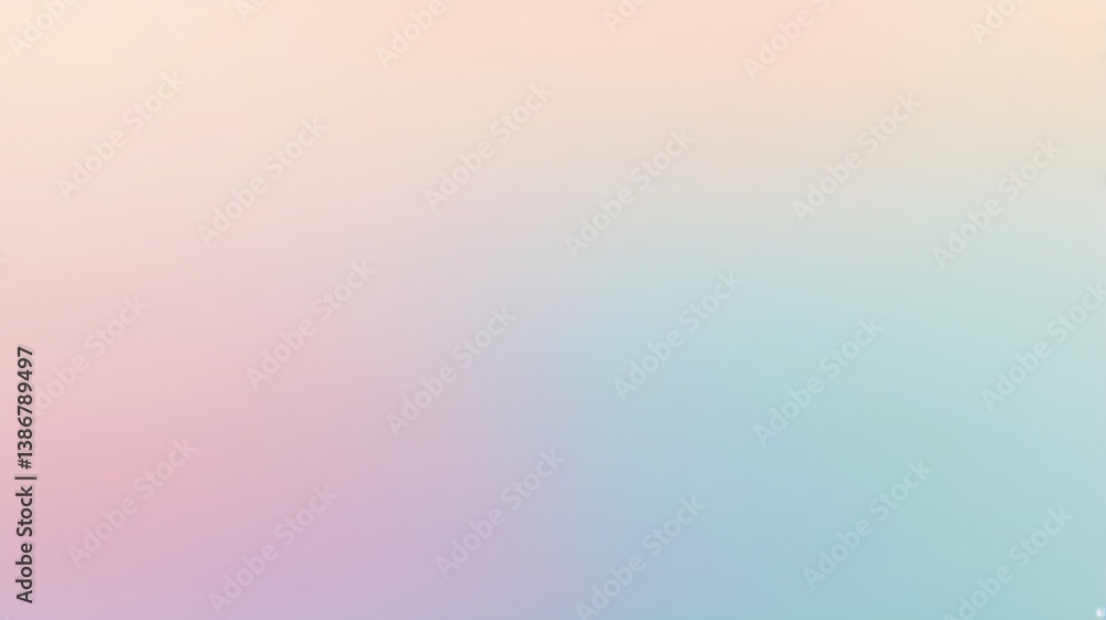 Obraz premium pastel gradient background, light apricot to soft lavender blend, clean smooth gradient, high resolution