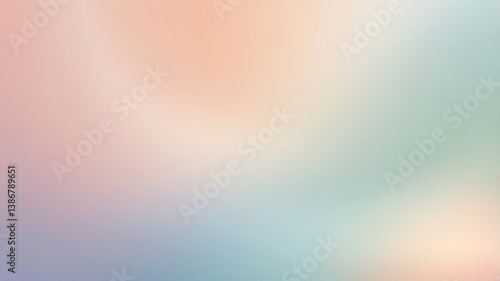 pastel gradient background, peachy pink to powder blue gradient, soft and subtle gradient, high resolution