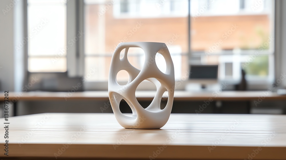 A 3Dprinted computer prototype with unconventional shapes