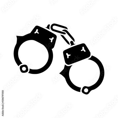 Handcuffs Icon - Criminal Justice Vector