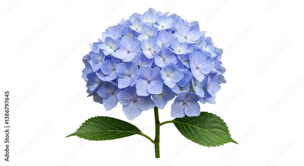 Blue hydrangea flower png isolated on transparent background Blue hydrangea flower png isolated on transparent background