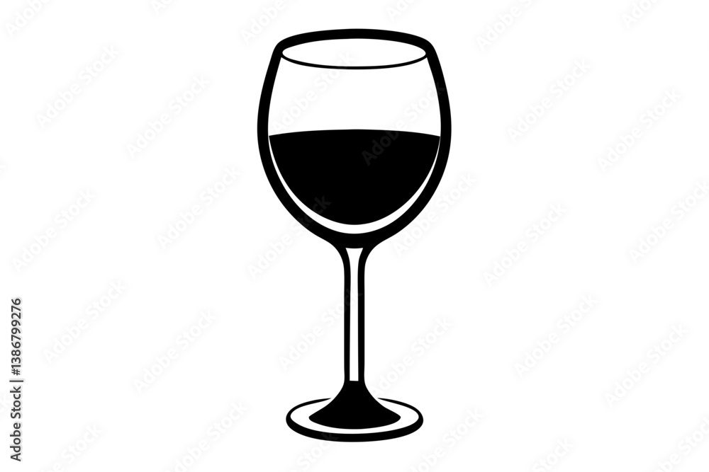 Wine Glass Icon for Beverage and Dining Design, wine glass, beverage symbol, dining graphic, drink icon, goblet design, winery illustration, glassware symbol, wine graphic, beverage icon, dining Wine Glass Icon for Beverage and Dining Design, wine glass, beverage symbol, dining graphic, drink icon, goblet design, winery illustration, glassware symbol, wine graphic, beverage icon, dining