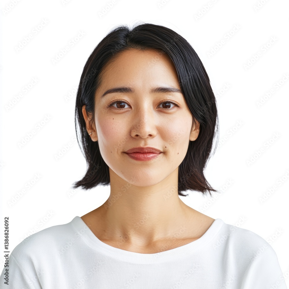 Captivating portrait of a young woman studio setting photography clean background close-up personal expression Captivating portrait of a young woman studio setting photography clean background close-up personal expression