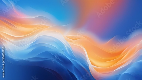 abstract colorful background with waves