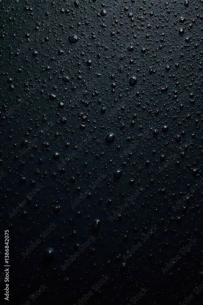 Fototapeta premium Deep black, rough texture with subtle light variations, pattern, surface, dark background