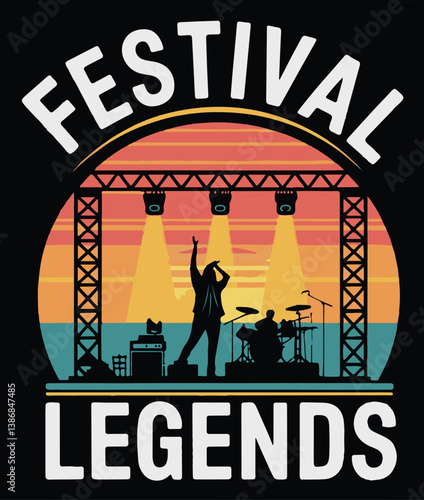 Festival legends illustration vector .