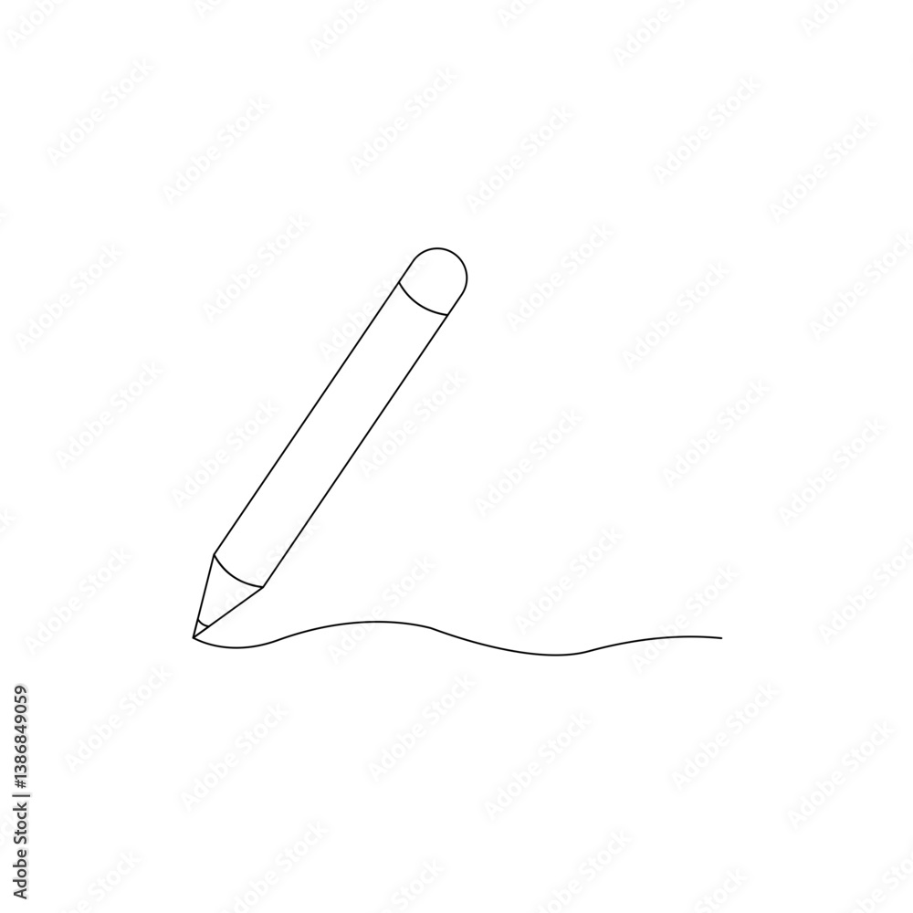 Obraz premium pencil vector